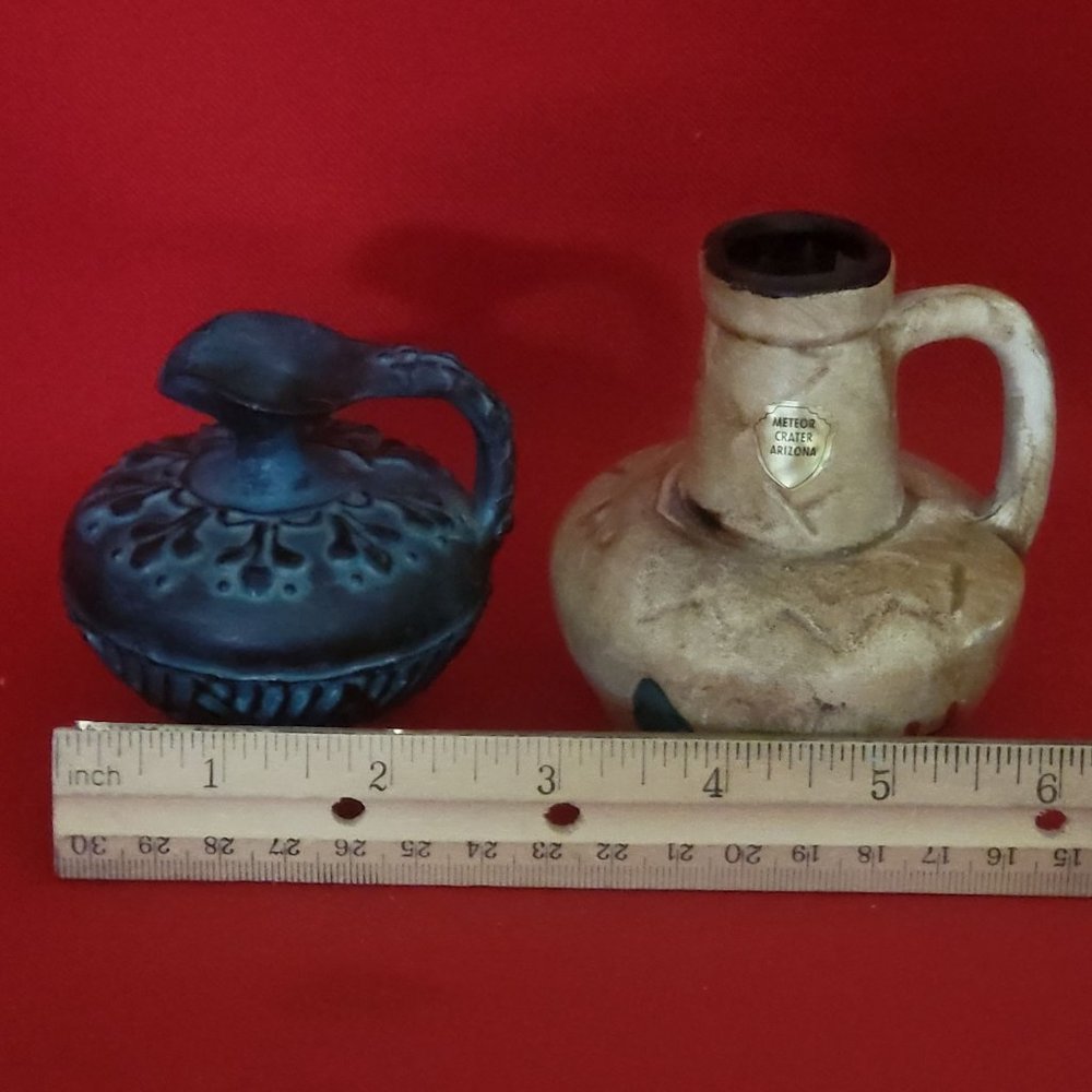 Jar Pottery Marked Hand Made Greece Meteor Crater Arizona - Picture 8 of 13